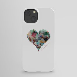 Love -  Sea Glass Heart A Unique Birthday & Father’s Day Gift iPhone Case