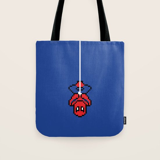 Spider-Pixel Tote Bag