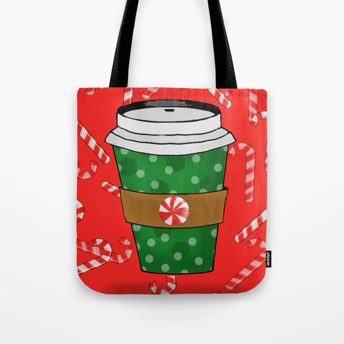 Christmas Coffee Tote Bag