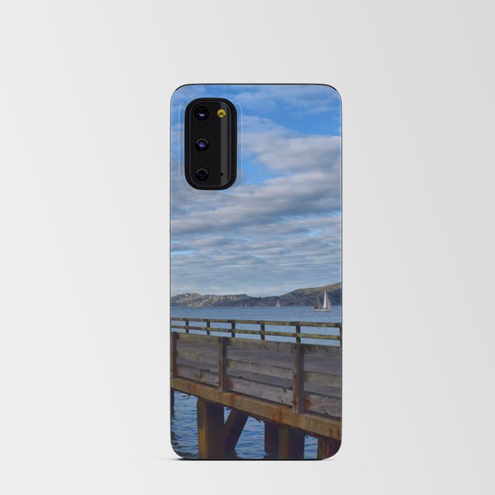 Cloudy Pier - Alcatraz Island Android Card Case