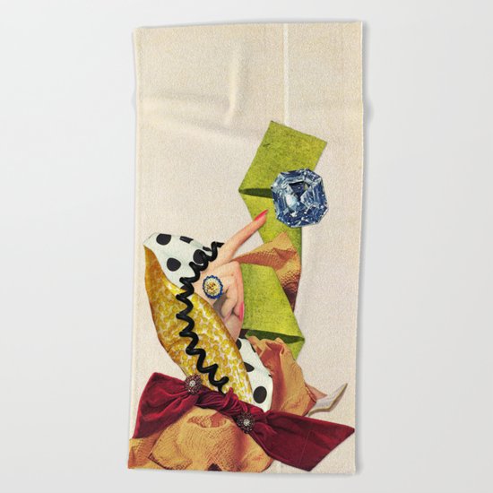 Marie Antoinette Beach Towel