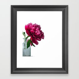 mawar rose brand on botle Framed Art Print