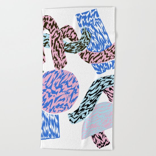 Bubble gum Beach Towel