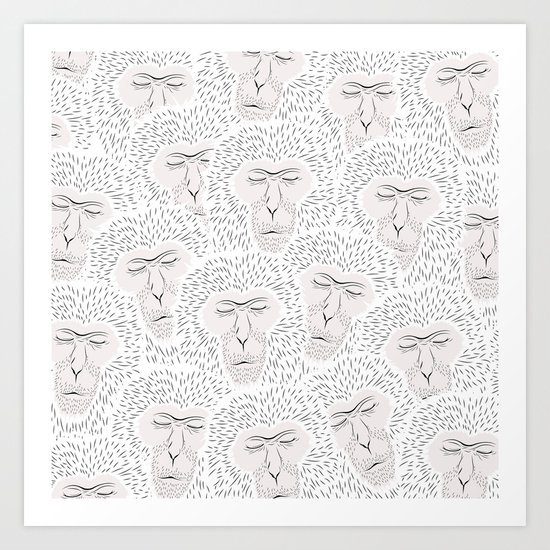 KEEP WARM Art Print
