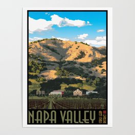 Napa Valley - Regusci Vineyards Poster