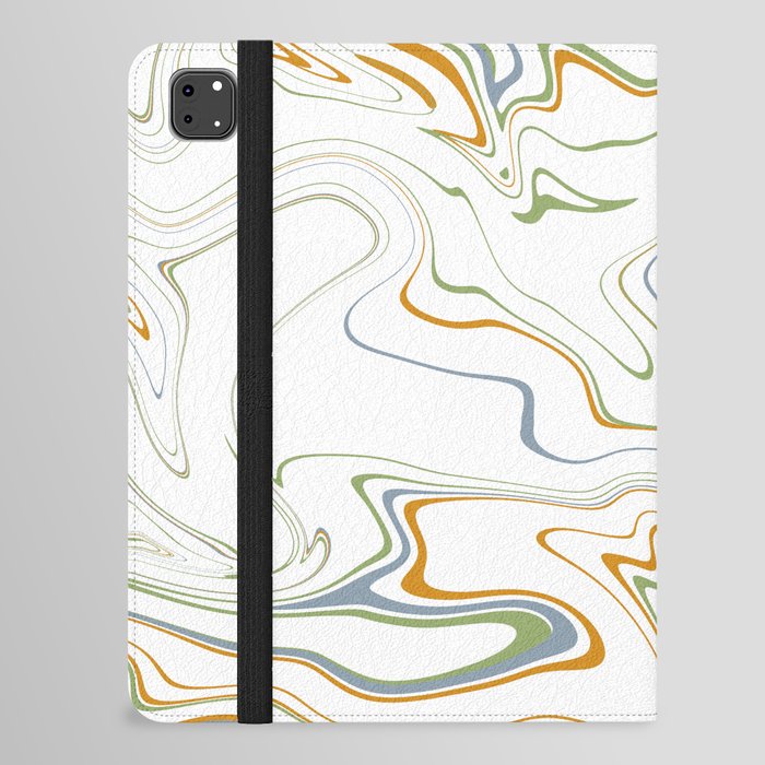 Natural trendy colors marble design iPad Folio Case