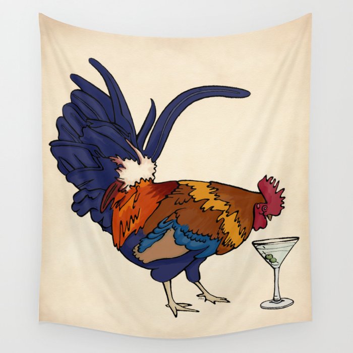 Cocktails Wall Tapestry