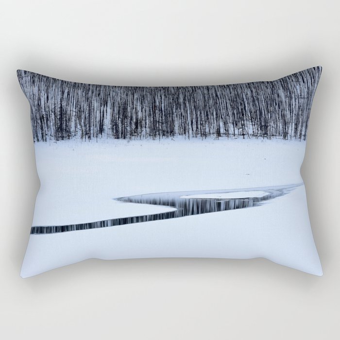 Burnt Snow Rectangular Pillow