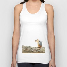Little Chip - a painting of a Chipmunk by Teresa Thompson Tank Top