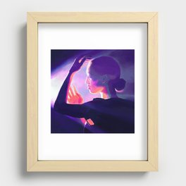 Girl in the Light Recessed Framed Print