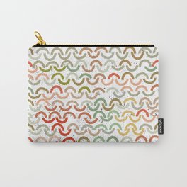 Neutral-toned brushstrokes arches Carry-All Pouch | Basic, Boho, Arches, Nature, Vim, Bow, Verve, Gentle, Paint, Vigor 