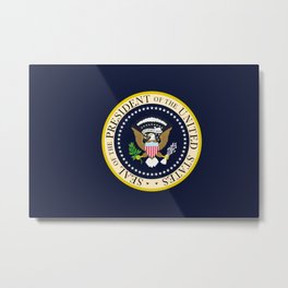 US Presidential Seal Metal Print