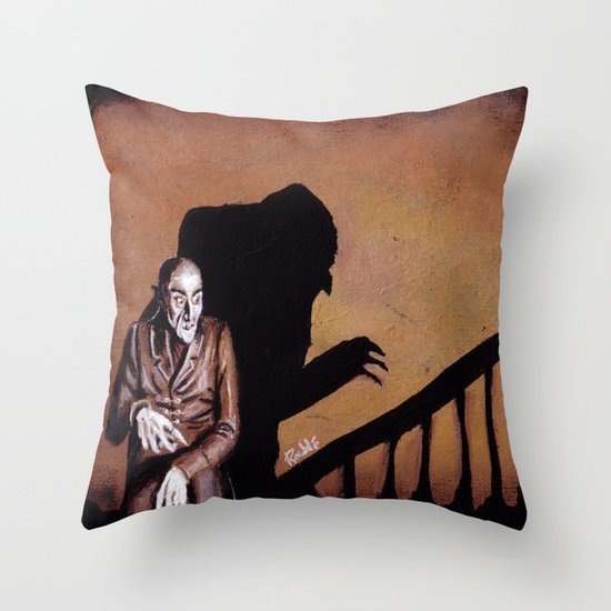 Nosferatu - A Symphony of HORROR! Throw Pillow