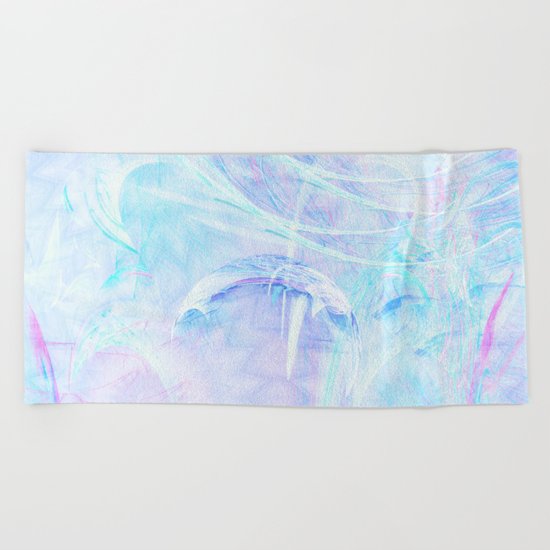 Delicate fairy world Beach Towel