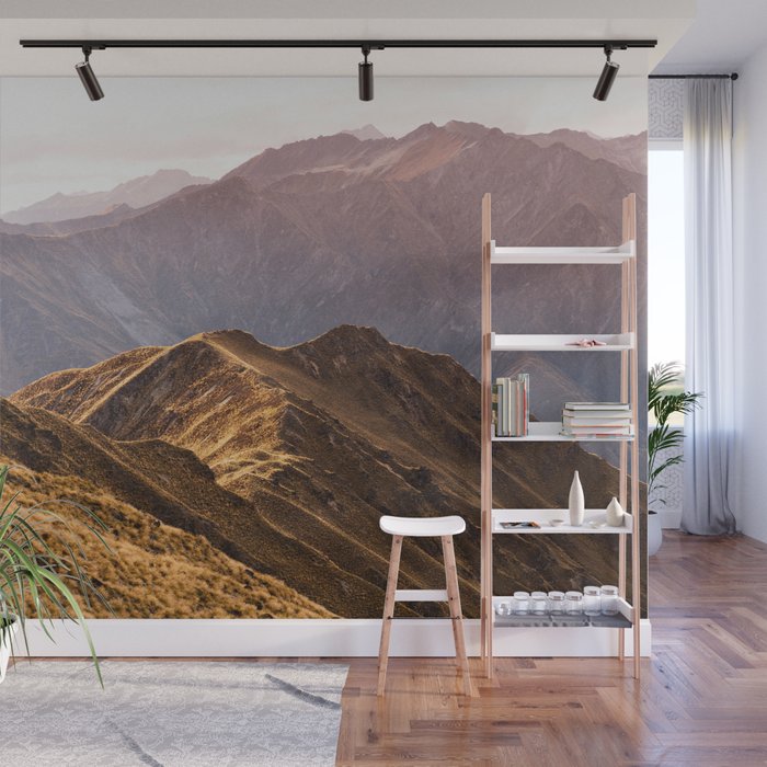 Wild Rigdes of New Zealand Wall Mural