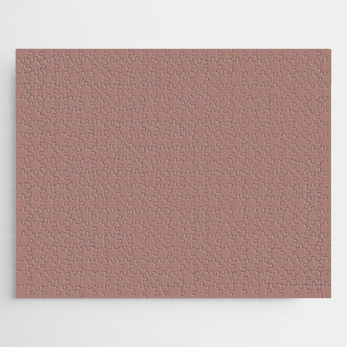 Dark Pastel Pink Mauve Solid Color Parable to Pantone Sloe Gin Fizz 20