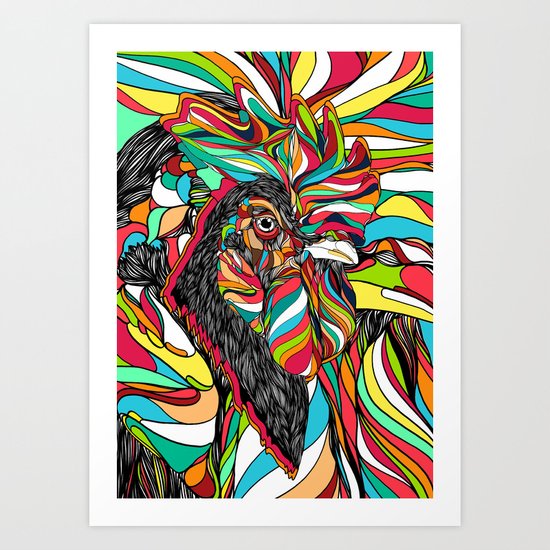 Tropical Cock (Feat. Bryan Gallardo) Art Print