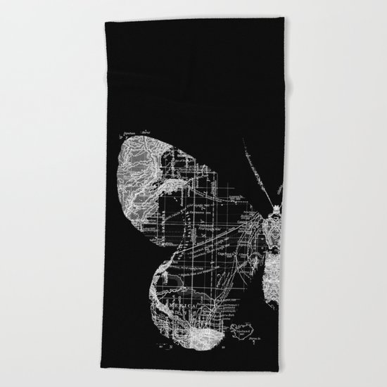 Butterfly Wanderlust Beach Towel