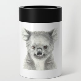 Koala watercolor drawing Can Cooler