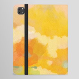abstract spring sun iPad Folio Case