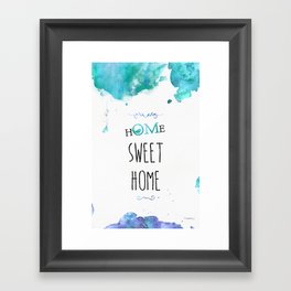 OM Sweet Home Framed Art Print