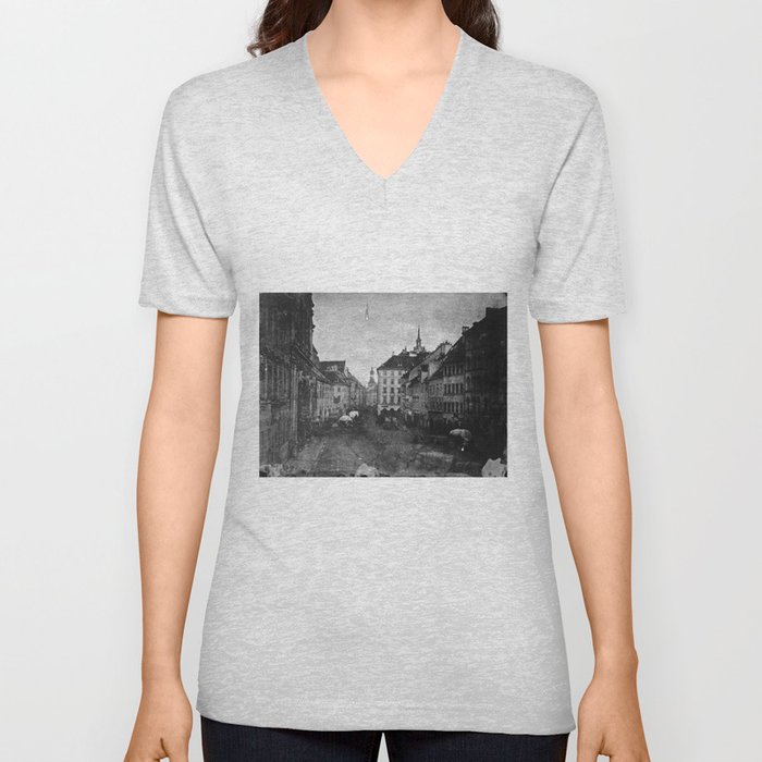 Neuhauser Straße (1839) V Neck T Shirt