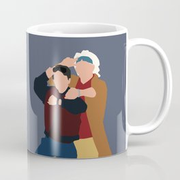 Back from the Future Coffee Mug | 80Smovies, Martymcfly, Docbrown, Comedy, Digital, Timetravel, Afterschoolspecial, Michaeljfox, Illustration, Funny 