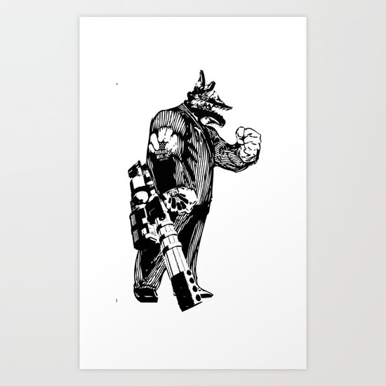 L3ader Art Print