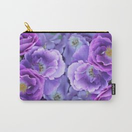 Deep purple roses. Carry-All Pouch | Purple, Garden, Rose, Deep, Spring, Cases, Fragrance, Colorful, Digital, Flower 