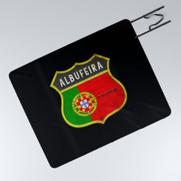 Albufeira Portugal Coat of Arms Flag Design Picnic Blanket