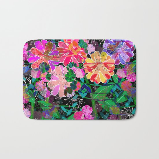 Floral Explosion Bath Mat
