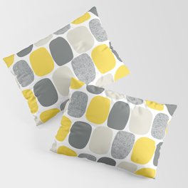 Wonky Ovals in Yellow Pillow Sham