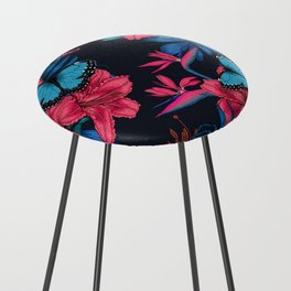 Tropical bouquet Counter Stool