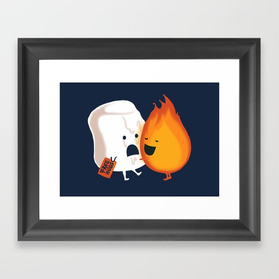 Friendly Fire Framed Art Print