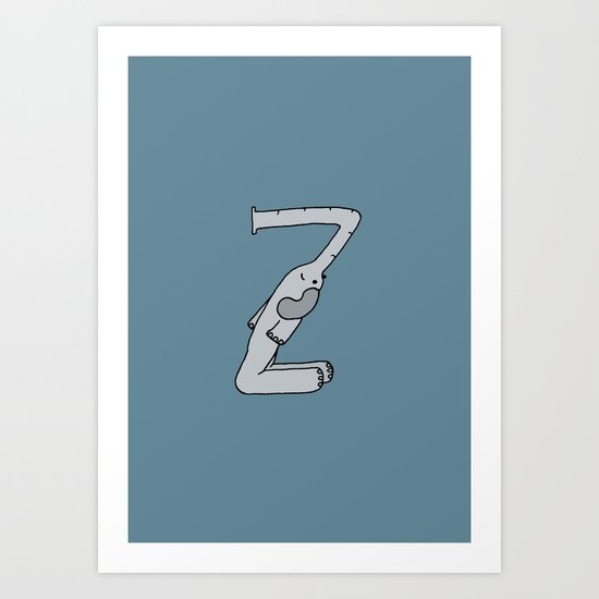 Letter Z Art Print