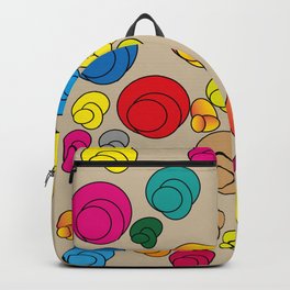 Retro space planets pattern Backpack