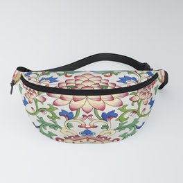 Chinese Floral Pattern 7 Fanny Pack