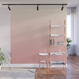 Pink Blush Ombre Wall Mural