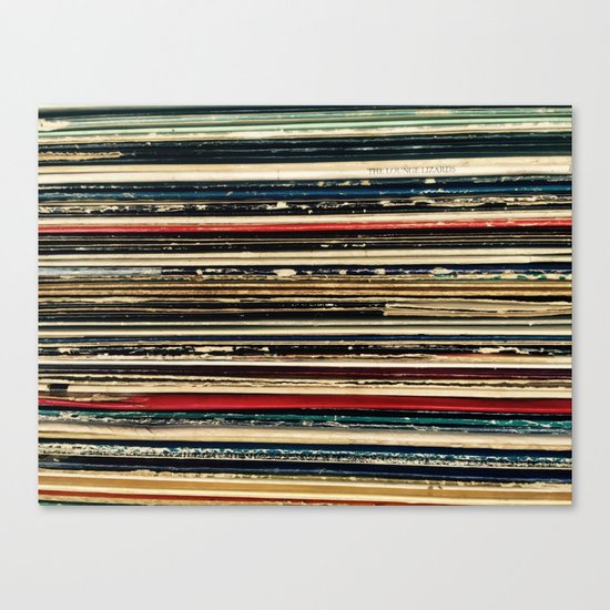 Records Canvas Print