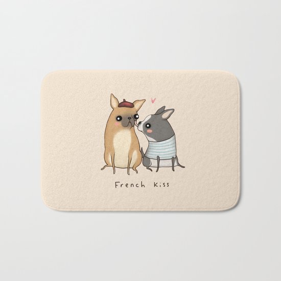 French Kiss Bath Mat