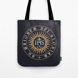 Ignatius of Loyola Society of Jesus Motto Tote Bag