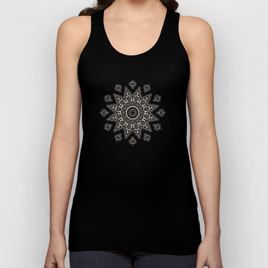 Lace Mandala Unisex Tank Top