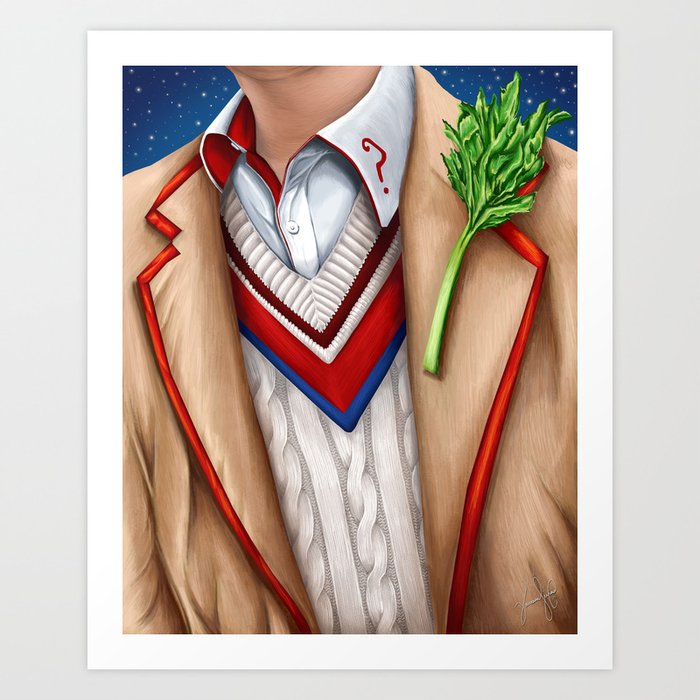 The Fifth Doctor Art Print