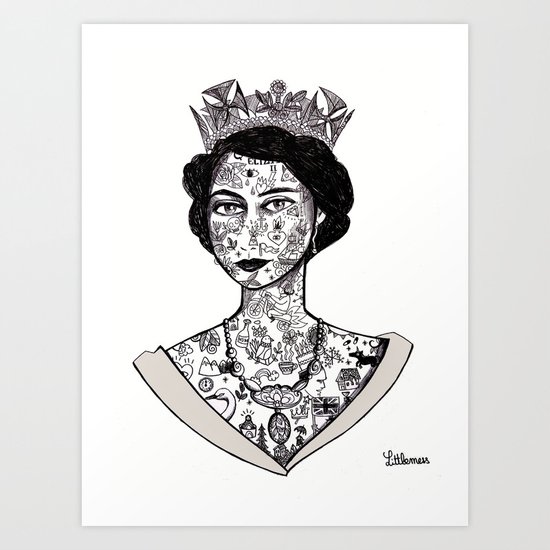 Grief is the price we pay for love - The Queen 2013 Art Print