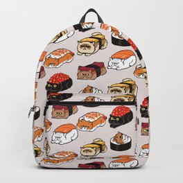 Sushi Persian Cat Backpack