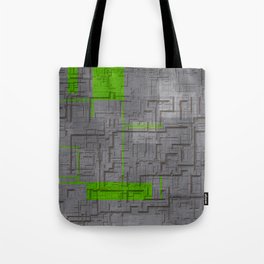 Abstract grey square Tote Bag