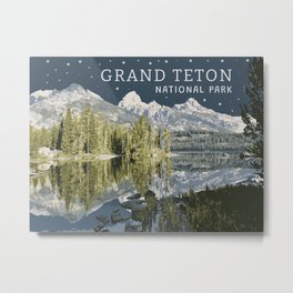 Grand Teton National Park Print Metal Print