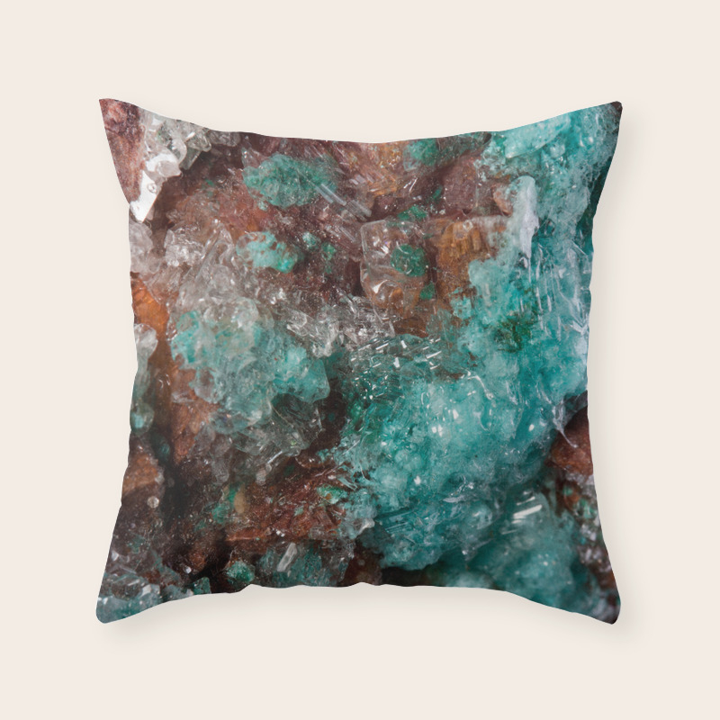 pics Teal And Rust Throw Pillows dark rust teal quartz throw pillow