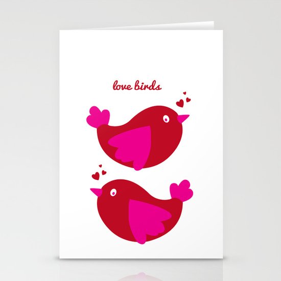 Love Birds Stationery Cards