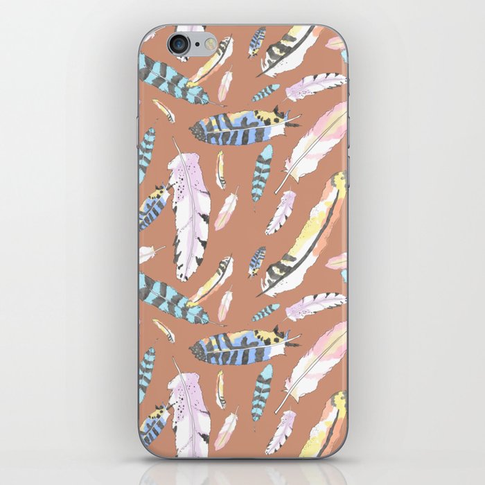 Feathers Pattern iPhone Skin